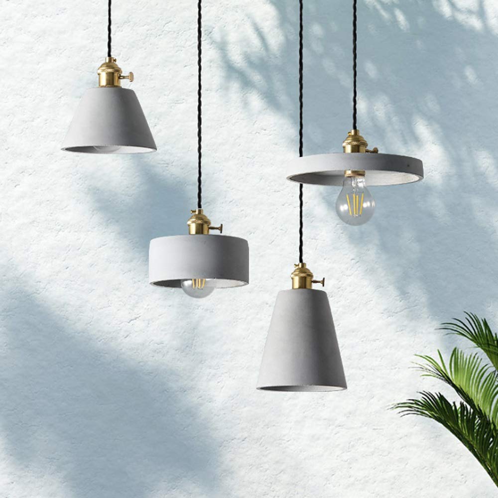 Concrete Vasa Minimalist Pendant Light