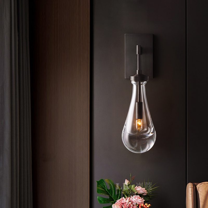 restoration hardware rain sconce