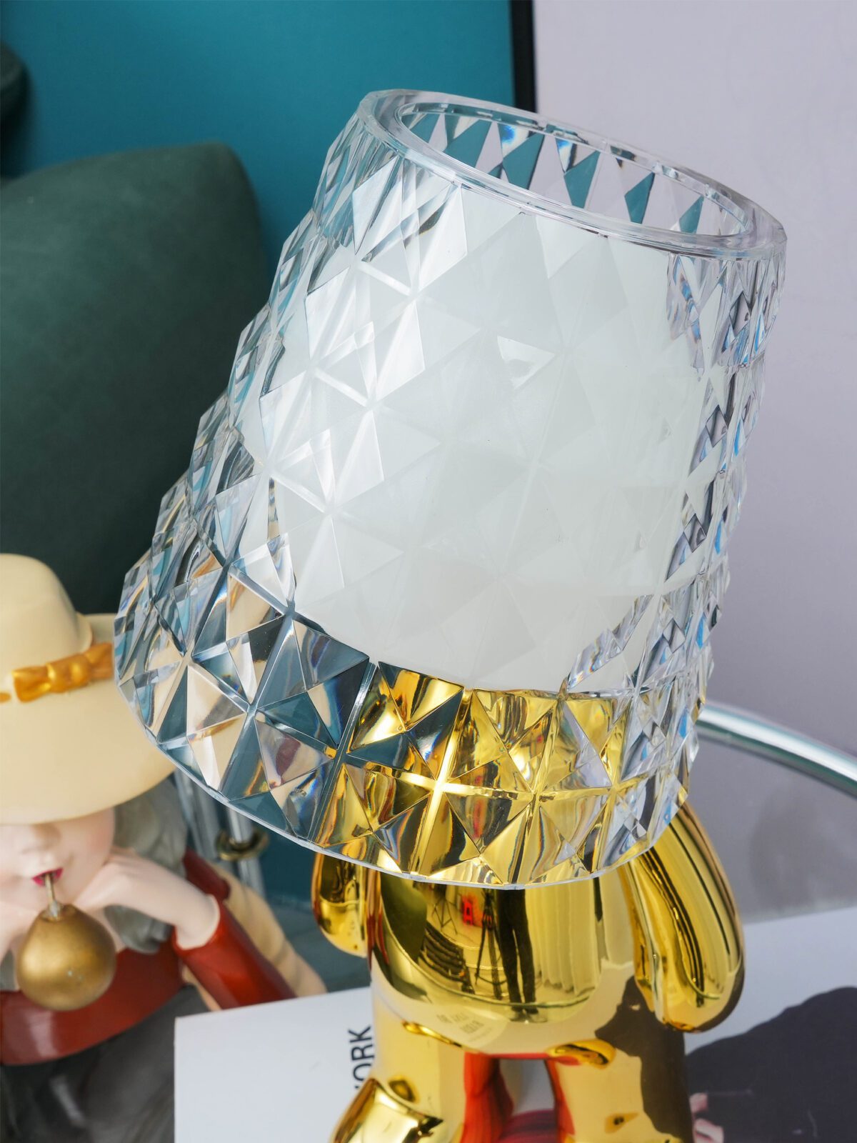 LV Crystal Table Lamp