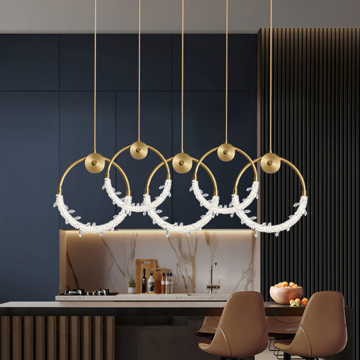 Crystal Garland Pendant Light - Mooielight