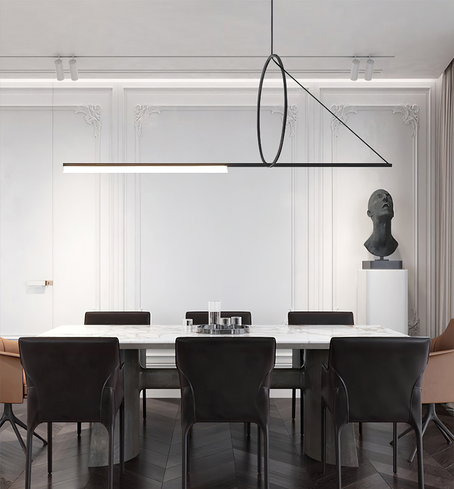 Angled Linear Pendant Light - Mooielight