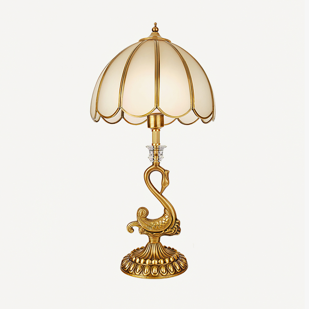 Lexi Vintage Brass Table Lamp - Mooielight