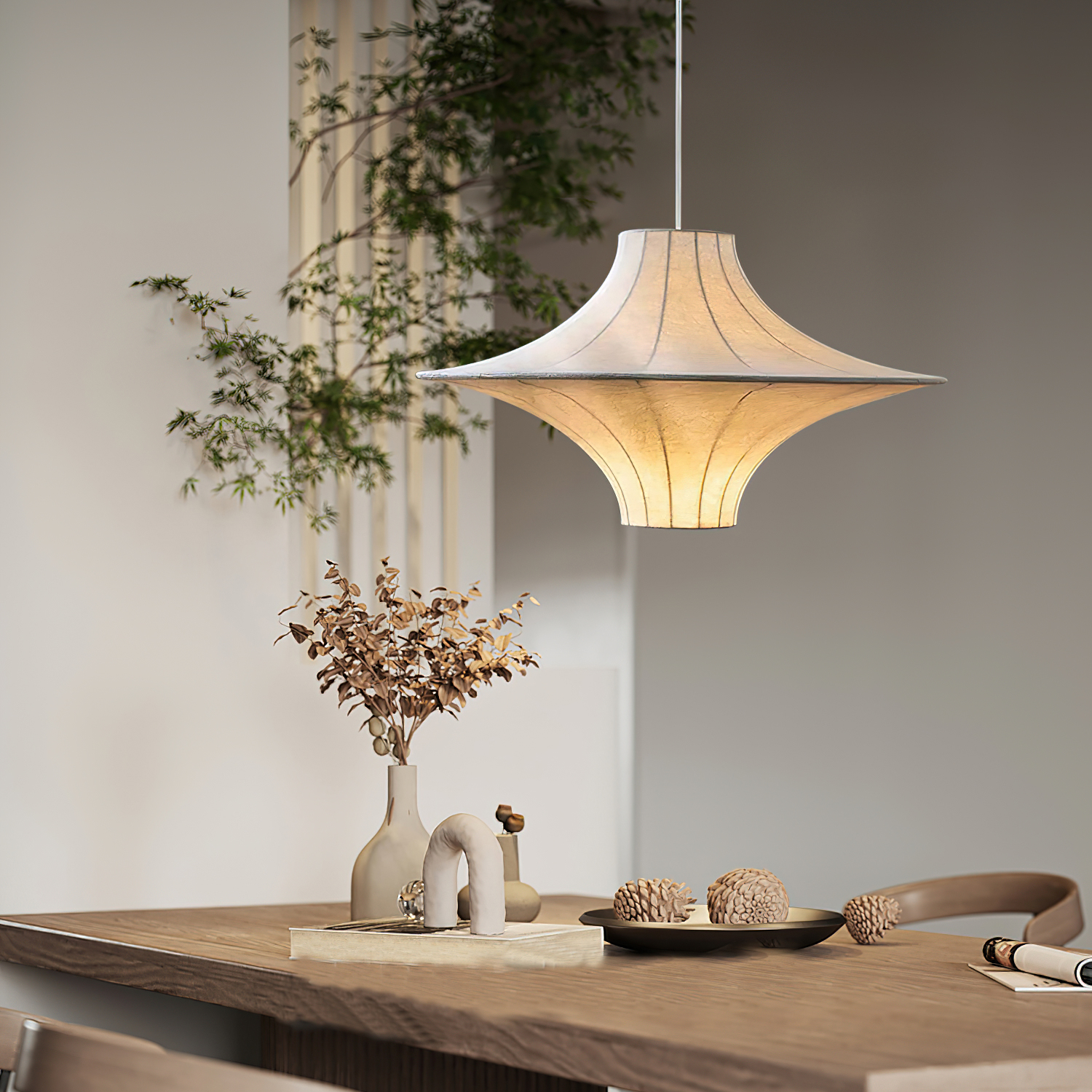 Saucer deals pendant light